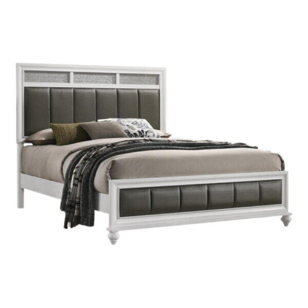 MC Barzini Upholstered Panel Bed